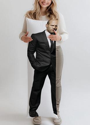 Джейсон стэтхэм (jason statham) дакимакура, подушка ростовая 120*40 см