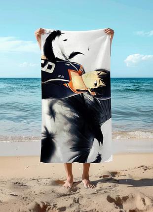 Аниме полотенце волейбол!! тобио кагеяма 78 на 140 см, код 872