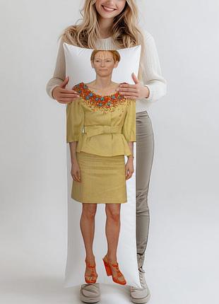 Тільда суінтон (tilda swinton) дакімакура, подушка ростова 120*40 см