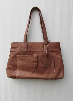 Кожаная сумка тоут gigi