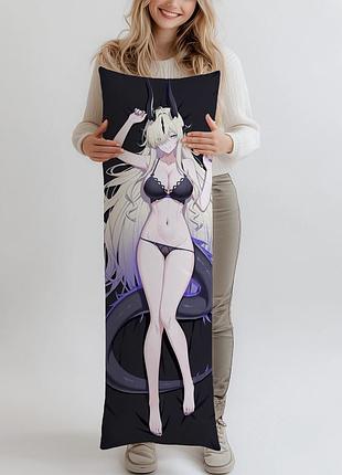 Дакимакура eblana (arknights), (подушка обнимашка) 120*40 см