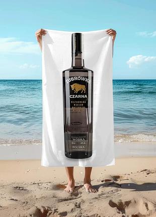 Рушник 78*140 см горілка zubrowka сzarna, 0,7л