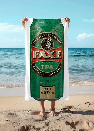 Полотенце 78*140 см faxe ipa светлое