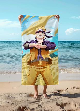 Аниме полотенце наруто 78 на 140 см, код 197