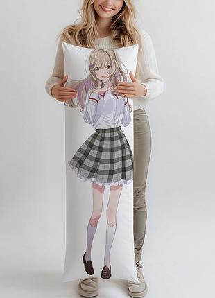 Дакімакура ajisai sena нізащо у світі я не стану твоєю коханою! подушка 120*40 см