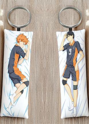 Хината шойо, тобио кагеяма волейбол!! брелок 12 см