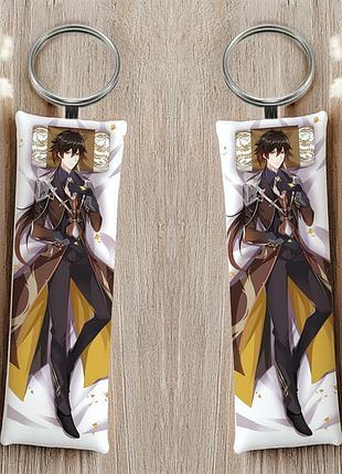 Чжун ли геншин импакт брелок 12 см