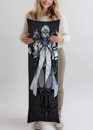 Дакимакура дотторе геншин импакт, (подушка обнимашка) 150*50 см