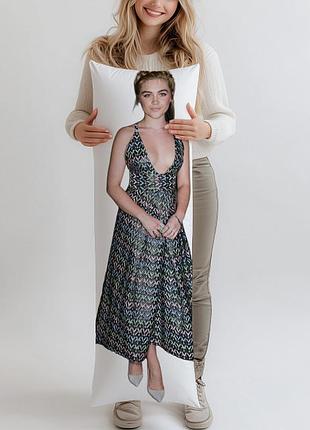 Флоренс п'ю (florence pugh) дакімакура, подушка ростова 120*40 см