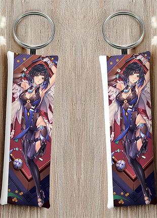 Е лань геншин импакт брелок 12 см