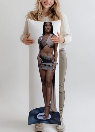 Меган ті сталліон (megan thee stallion) дакімакура, подушка ростова 120*40 см