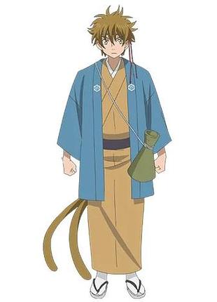 Ростовая фигура хидэёси повар небесной гостинницы 180 см, картон