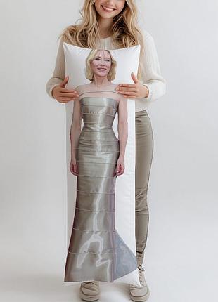 Кейт бланшетт (cate blanchett) дакимакура, подушка ростовая 120*40 см