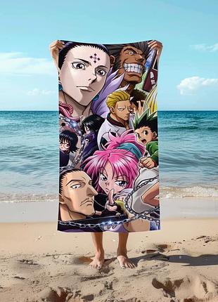 Аниме полотенце охотник х охотник 78 на 140 см, код 212