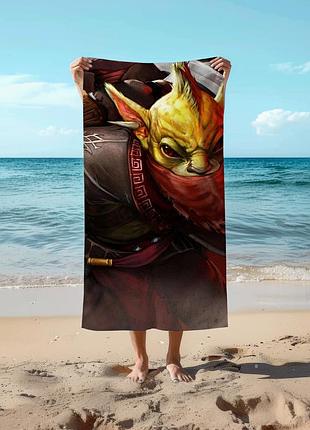Рушник dota bounty hunter 78 на 140 см, код 787