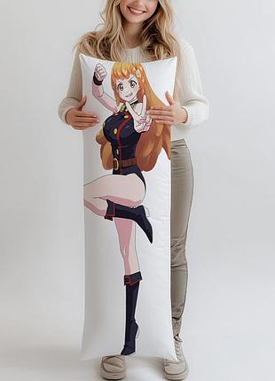 Дакимакура sahara wakasa раб спецотряда демонического города подушка 120*40 см