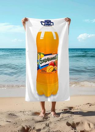 Полотенце 78*140 см соковинка тропик, 2л