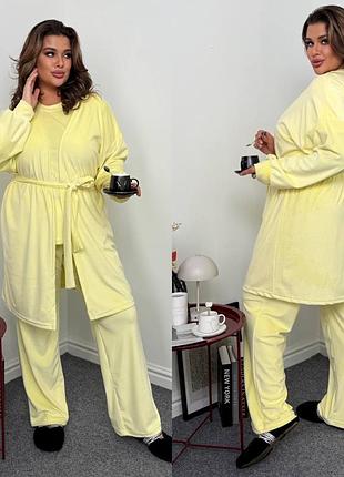 Женский домашний комплект тройка