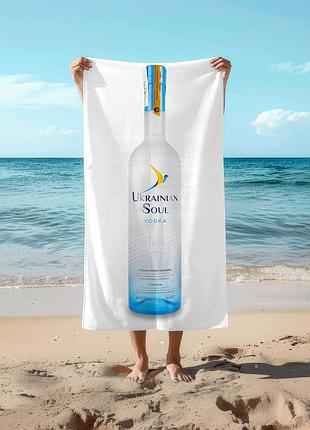Рушник 78*140 см горілка ukrainian soul, 700мл