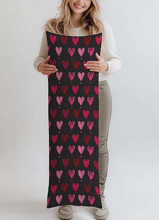 Дакимакура, подарок на день валентина, (подушка обнимашка) 120*40 см