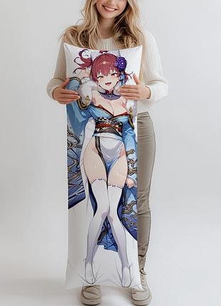 Дакімакура houshou marine hololive 4, (подушка обіймашка) 120*40 см