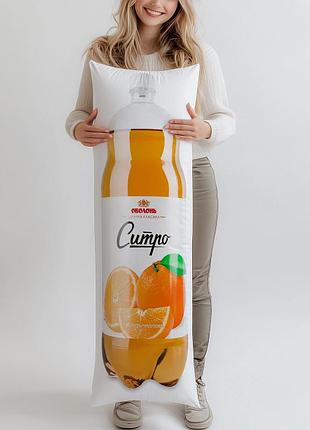 Дакімакура, напій «оболонь» «ситро», 2л, (подушка обіймашка) 120*40 см