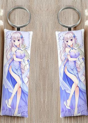 Емілія ре:нуль — життя з нуля в іншому світі брелок 12 см