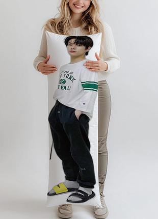 Enhypen дакимакура, подушка ростовая 120*40 см