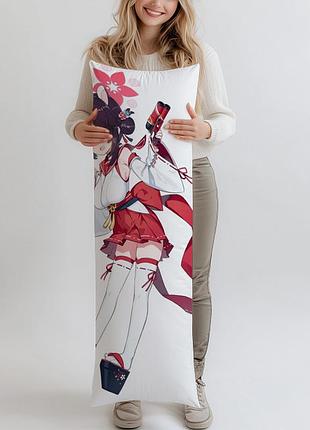 Дакімакура isami kaede blue archive подушка 120*40 см