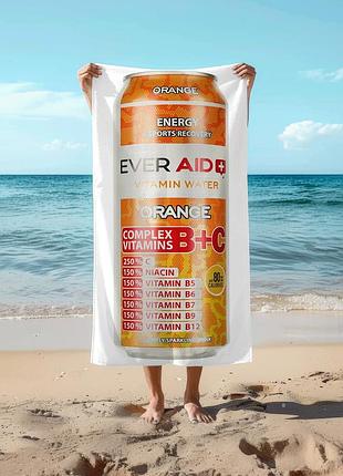 Рушник 78*140 см ever aid vitamin water orange 0.5л з/б