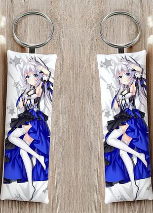 Броня зайчик хонкай импакт 80 брелок 12 см