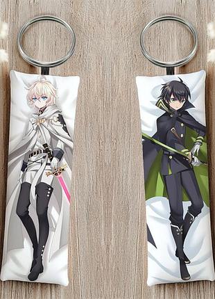 Юичиро хякуя и микаэла хякуя серафим конца брелок 12 см