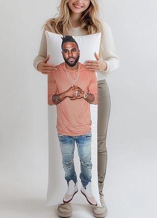 Джейсон деруло (jason derulo) дакимакура, подушка ростовая 120*40 см