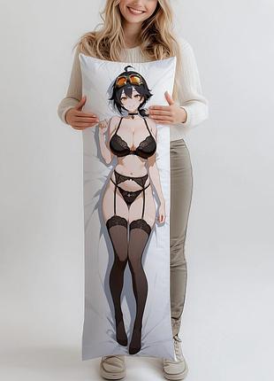 Дакимакура грейс ховард zenless zone zero (n), (подушка обнимашка) 150*50 см