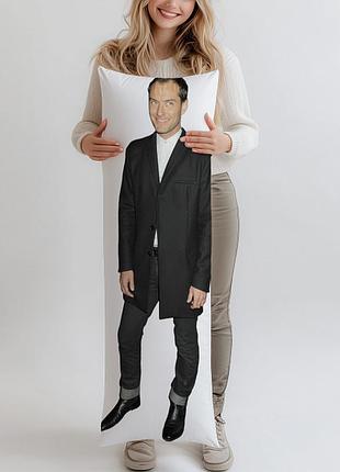 Джуд лоу (jude law) дакімакура, подушка ростова 120*40 см