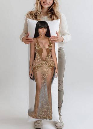 Нікі мінаж (nicki minaj) дакімакура, подушка ростова 120*40 см