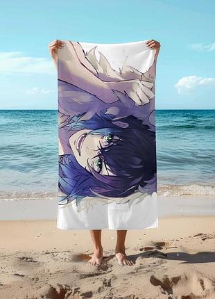 Аниме полотенце клинок, рассекающий демонов, иноске 78 на 140 см, код 1553