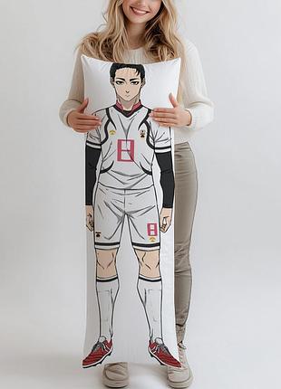 Дакімакура kento cho blue lock подушка 120*40 см