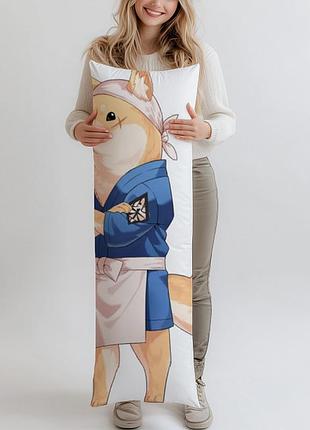 Дакімакура master shiba blue archive подушка 120*40 см