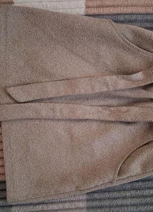 Юбка для девочки нежно-серо-коричневая