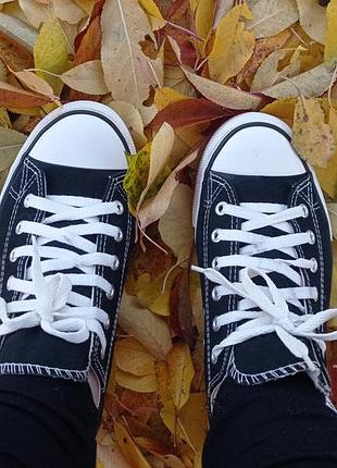 Текстильні низькі кеди, чорні