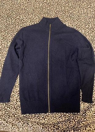 Woolovers вовняний светр на блискавці