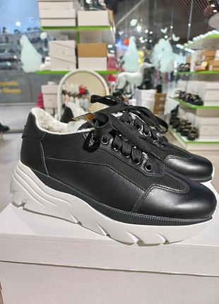 💛зимние ортопедические кроссовки тедди, натуральная кожа, размер 36