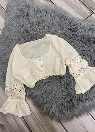 Вінтажний топ, вінтажна блузка в вікторіанському стилі