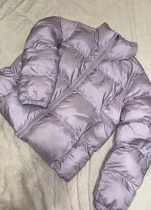 Жіночий зимовий пуфер columbia, ніжного кольору, трендовий крій та фасон. оригінальна куртка у розмірі хл, купувала за 6000 тис