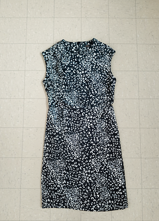Платье чёрно-белые next tailoring размер 10