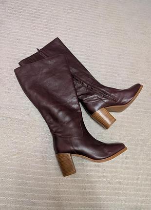 Сапоги 38р. 24.5 см heavenlysoles кожаные кожаные