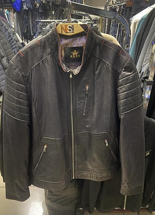 Куртка шкіряна