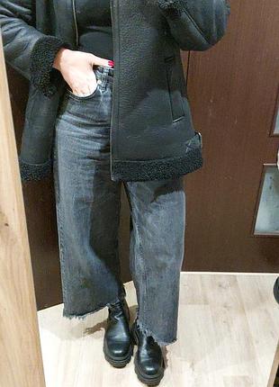 Джинсы кюлоты палаццо