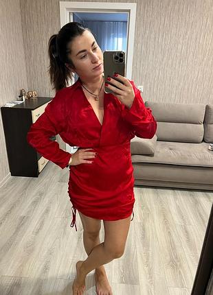 Сукня червона zara